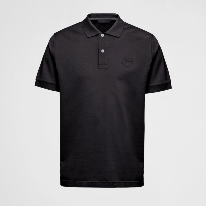 Pique polo shirt