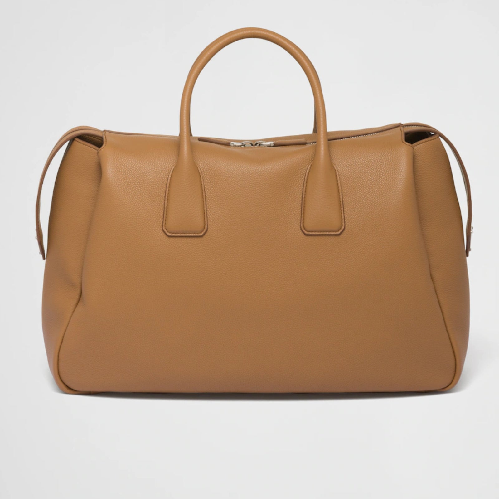 Prada Vintage - Nylon Tessuto Travel Bag - Black - Leather