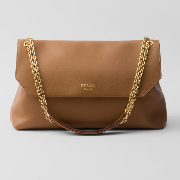 ショルダーバッグ・ポシェット PRADA | Large leather shoulder bag 1BC219_2CYS_F03BH_V_OOO PRADA＊Large leather shoulder bag ショルダーバッグ＊送料込