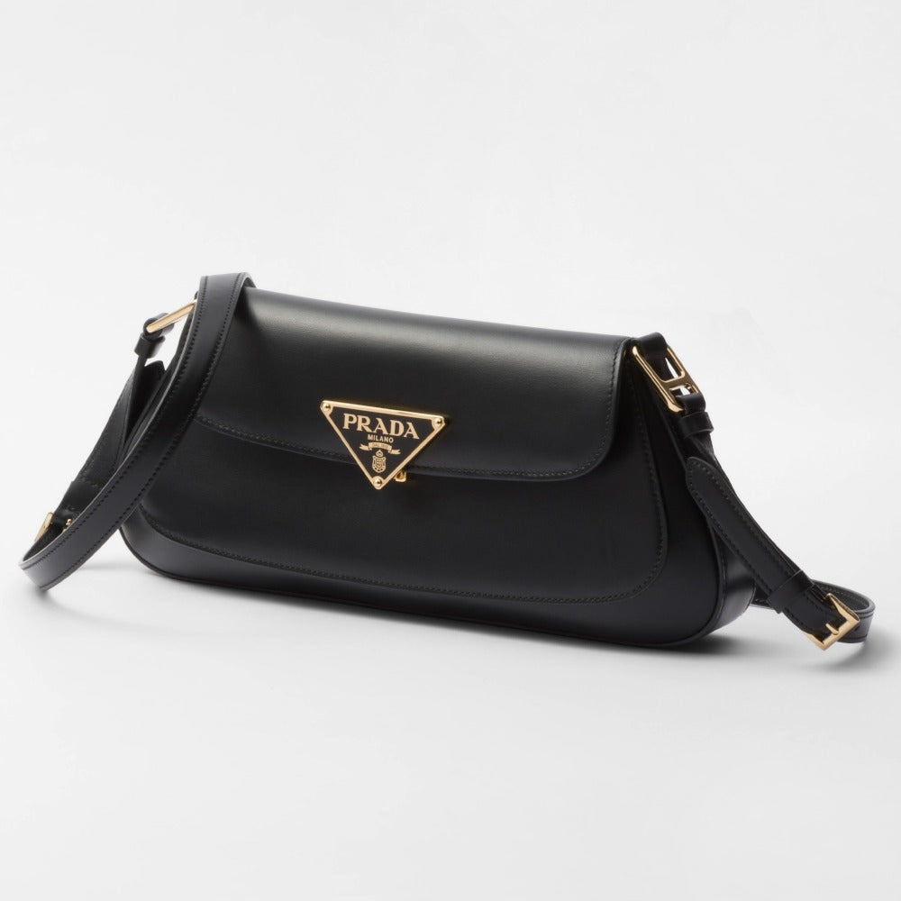 PRADA チェック ヘルト付き ハンツ P215HH12OB F0028ROSA PRADA Prada Embleme brushed-leather bag