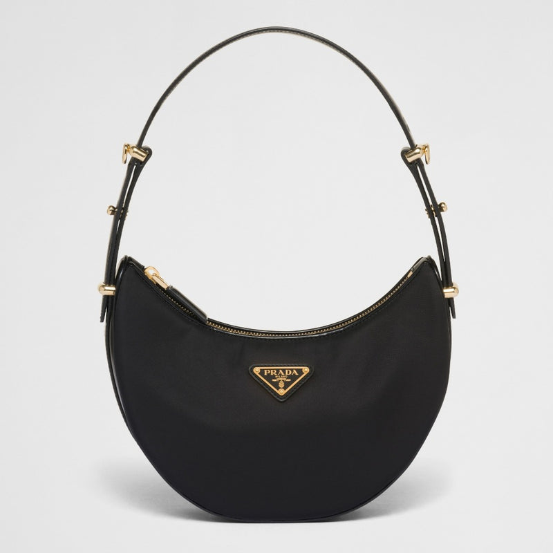 Prada Arqu? Re-Nylon and brushed leather shoulder bag