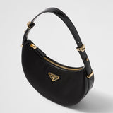 Prada Arqu? Re-Nylon and brushed leather shoulder bag