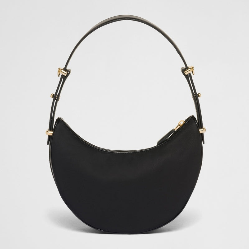 Prada Arqu? Re-Nylon and brushed leather shoulder bag