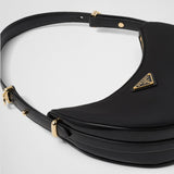 Prada Arqu? Re-Nylon and brushed leather shoulder bag
