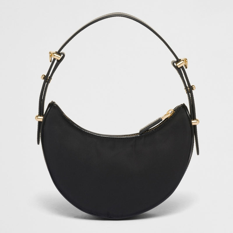 Prada Arqu? Re-Nylon and brushed leather mini shoulder bag