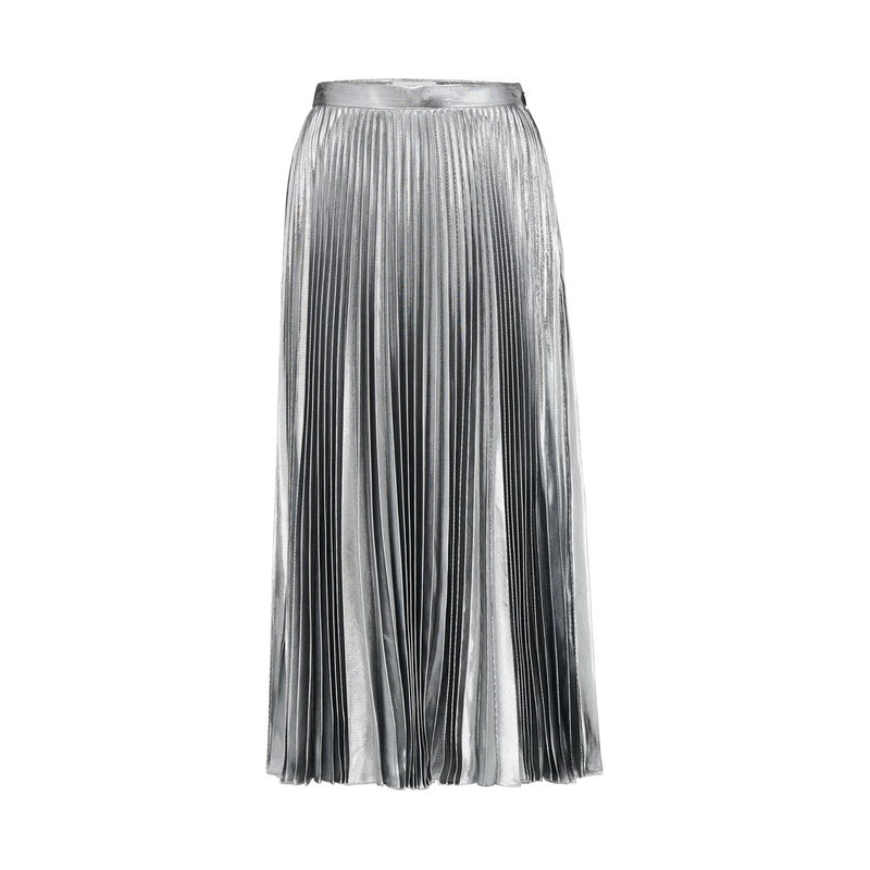 Midi Skirt In Pleated Silk And Viscose