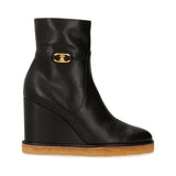 Manon Wedge Ankle Boot in Calfskin