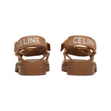 Celine Leo strappy sandal in textile