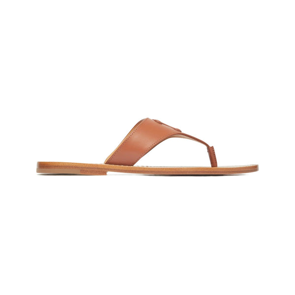 Celine triomphe flat thong in calfskin