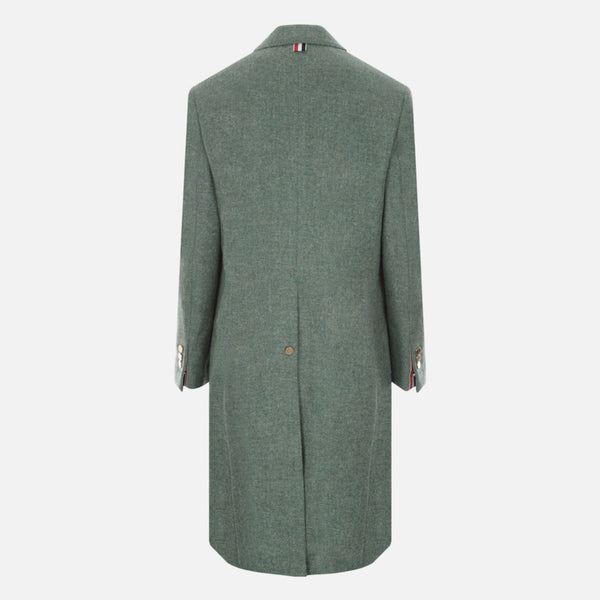 SINGLE-BREASTED HARRIS TWEED COAT