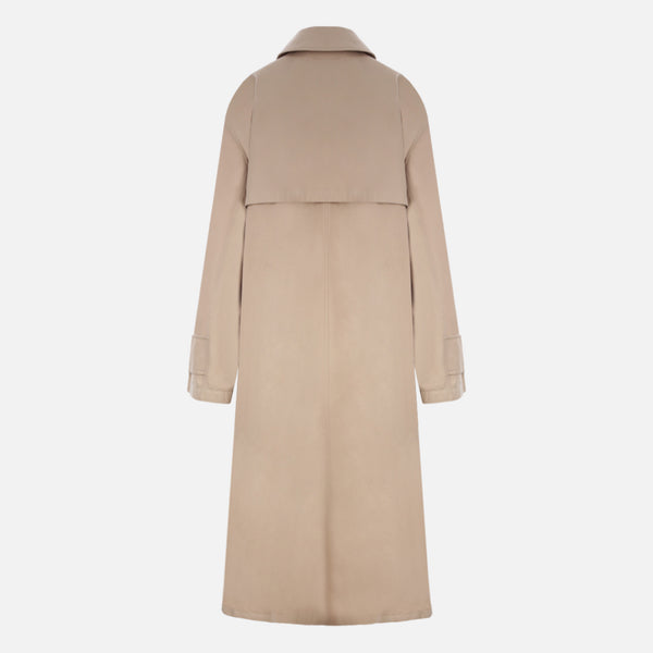 WINGMORE OVERSIZE GABARDINE ASYMMETRIC TRENCH COAT