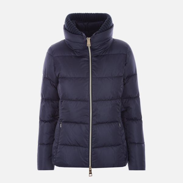 QUILTED NYLON DOWN JACKET