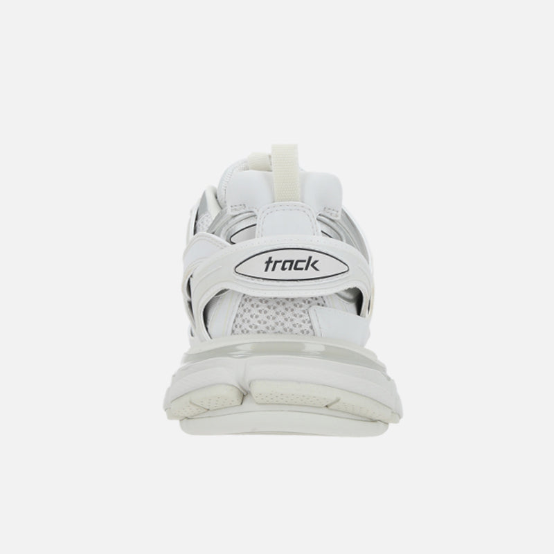 TRACK SNEAKERS IN FAUX LEATHER, MESH AND RUBBER