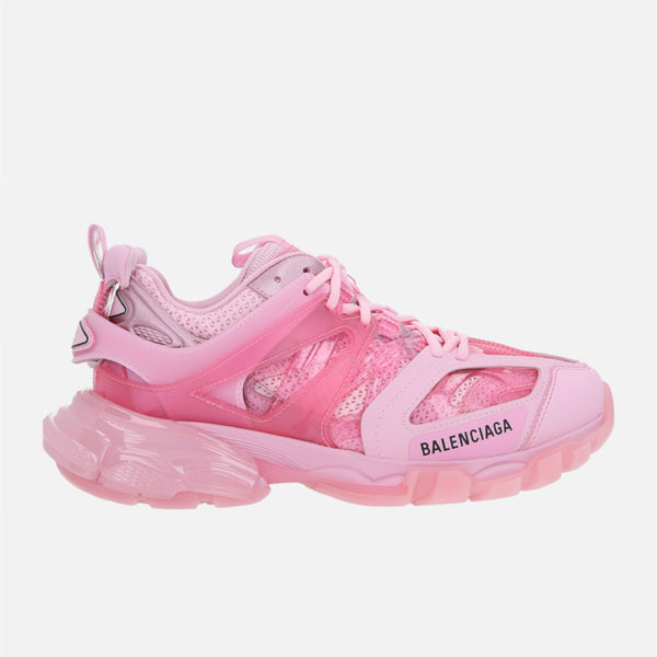 TRACK SNEAKERS IN FAUX LEATHER, MESH AND RUBBER