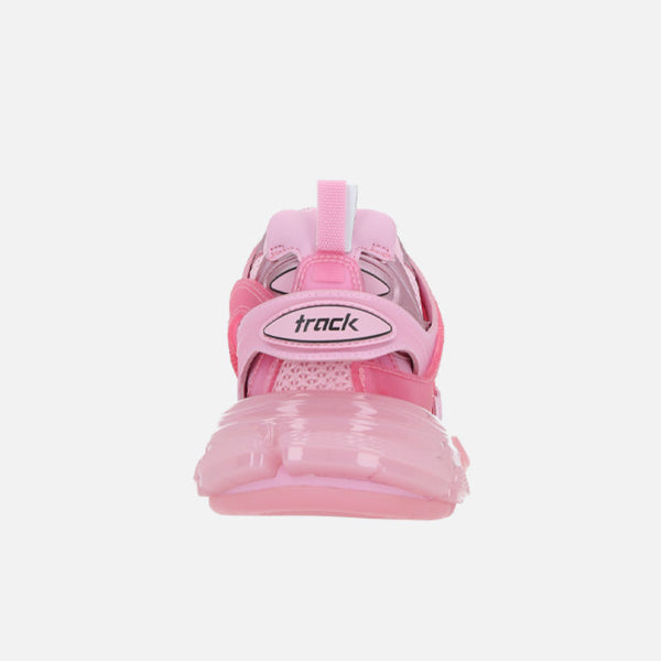 TRACK SNEAKERS IN FAUX LEATHER, MESH AND RUBBER