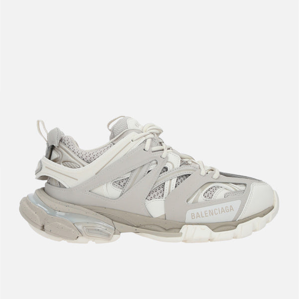 TRACK SNEAKERS IN FAUX LEATHER, MESH AND RUBBER