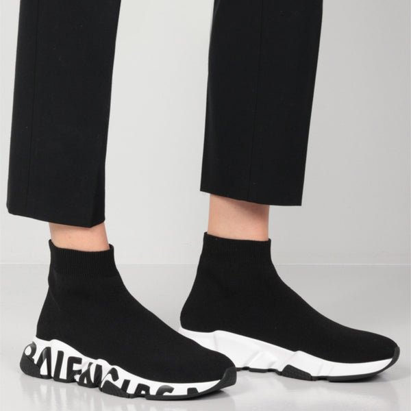 SPEED GRAFFITI TECHNICAL KNIT SNEAKERS