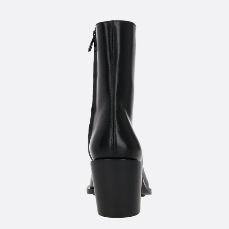 PUNK SMOOTH LEATHER WESTERN BOOTS