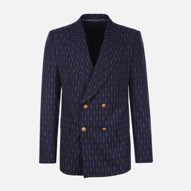 DOUBLE-BREASTED WOOL JACKET