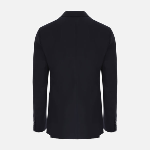 WOOL MOHAIR BLEND SINGLE-BREASTED JACKET