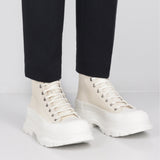 TREAD SLICK SMOOTH LEATHER HIGH-TOP SNEAKERS