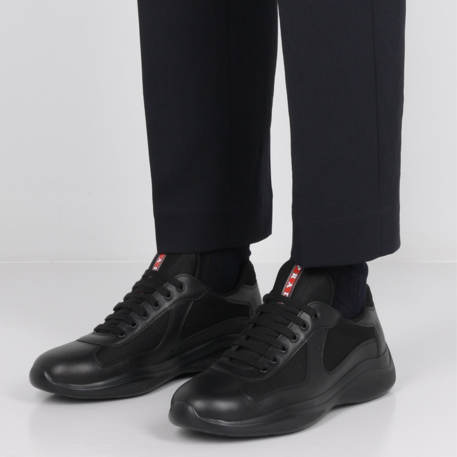 PRADA セール★ 1I479N Prada - Patent Leather Mules in Black - 1I479N_069_F0002