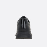PRADA PRAX 1 SMOOTH AND BRUSHED LEATHER SNEAKERS