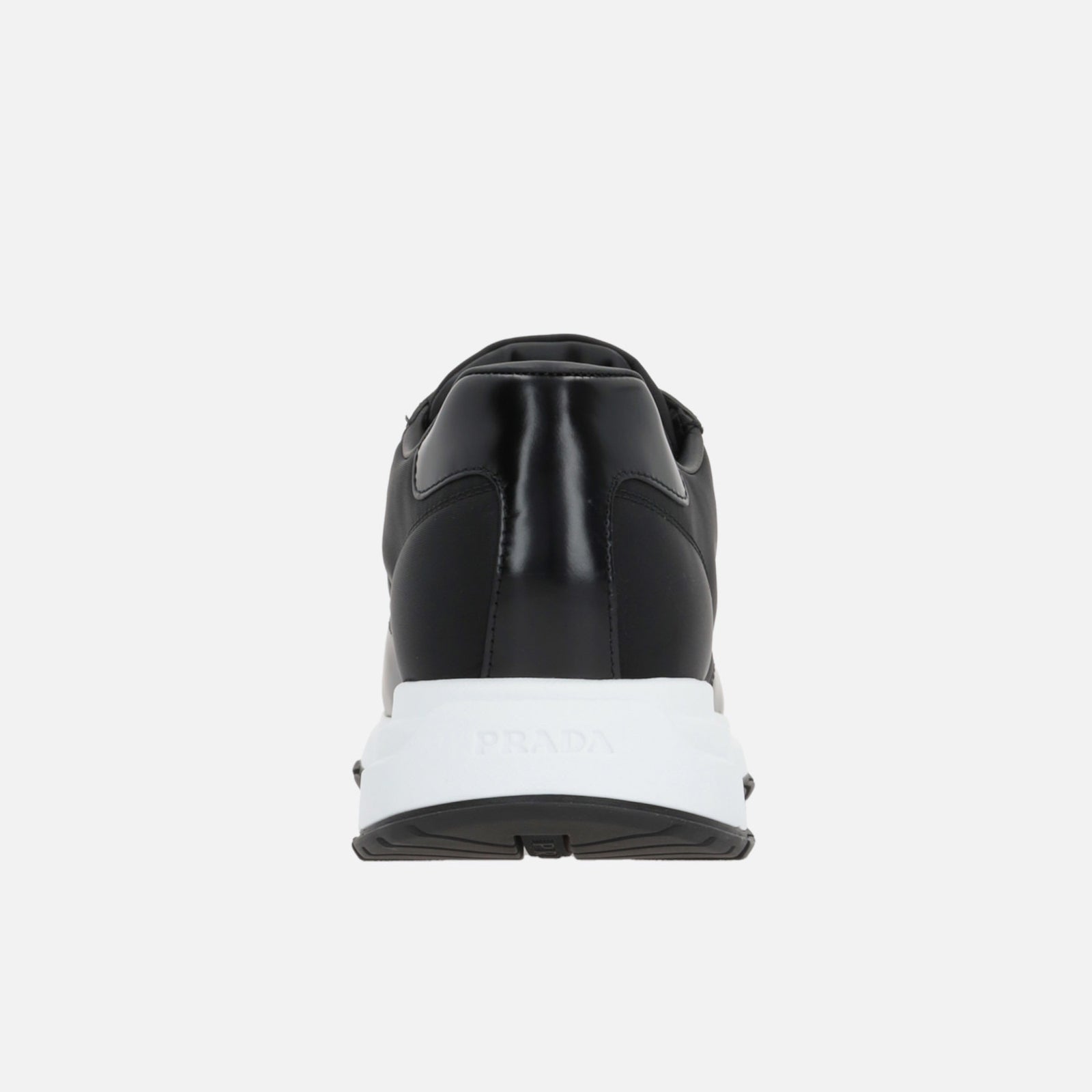 PRADA PRADA PRAX 01 SNEAKERS IN RE-NYLON AND BRUSHED LEATHER